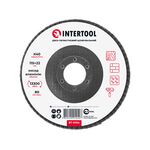 Шлифовальный лепестковый диск 115x22 мм, зерно K40 INTERTOOL, фото  | SNABZHENIE.com.ua