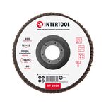 Диск шлифовальный лепестковый 125x22 мм, зерно K80 INTERTOOL BT-0208, фото  | SNABZHENIE.com.ua