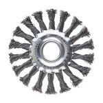 Щетка кольцевая 115x22,23 мм INTERTOOL BT-7115, витая проволока, фото , изображение 2 | SNABZHENIE.com.ua