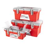 Комплект ящиков для инструмента с замком, 3 шт, INTERTOOL BX-0503, фото , изображение 2 | SNABZHENIE.com.ua