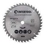 Пильный диск для дерева 230 мм, 40 зубьев, INTERTOOL CT-3044, фото  | SNABZHENIE.com.ua