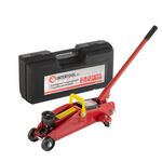 Домкрат гидравлический 2 т, подкатной, высота 135-345 мм, в чемодане, фото  | SNABZHENIE.com.ua