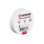 Изоляционная лента 0.15мм*17мм*10м белая INTERTOOL IT-0033, фото  | SNABZHENIE.com.ua