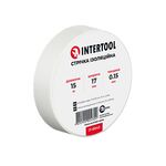 Изоляционная лента 0.15мм*17мм*15м белая INTERTOOL IT-0043, фото  | SNABZHENIE.com.ua