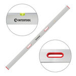 Правило-уровень 200 см з 2 капсулами, вертикальне та горизонтальне з ручками INTERTOOL MT-2120, фото  | SNABZHENIE.com.ua