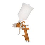 Краскопульт HVLP, форсунка 1.5мм, бачок 600мл, 3бар INTERTOOL, фото , изображение 3 | SNABZHENIE.com.ua