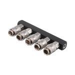 Разветвитель воздуха 1/4" на 5 выходов, прямой, 10bar INTERTOOL, фото  | SNABZHENIE.com.ua