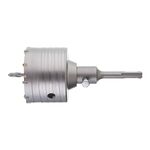 Комплект: сверло корончатое по бетону 80 мм+переходник SDS Plus 100мм INTERTOOL SD-7080, фото , зображення 3 | SNABZHENIE.com.ua