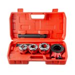 Набор плашек 3 шт для нарезки резьбы 1/2"; 3/4"; 1" INTERTOOL SD-8003, фото , зображення 3 | SNABZHENIE.com.ua