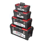 Комплект ящиків для інструментів з металевим замком, 4 шт INTERTOOL BX-0004, фото  | SNABZHENIE.com.ua