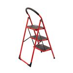 Стремянка 3 ступени INTERTOOL LT-0037, высота 1131 мм, 380*260 мм, фото , изображение 2 | SNABZHENIE.com.ua