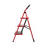 Стремянка 3 ступени INTERTOOL LT-0037, высота 1131 мм, 380*260 мм, фото , изображение 3 | SNABZHENIE.com.ua