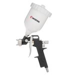 Краскопульт пневматичний HP, форсунка 1.5мм, верхній пластиковий бачок 600мл, 3 регулювання, 5bar INTERTOOL PT-0210, фото , зображення 3 | SNABZHENIE.com.ua