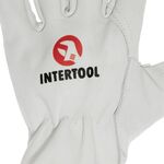 Перчатка кожаная из воловьей кожи 10 Driver Style INTERTOOL SP-0171, фото , изображение 3 | SNABZHENIE.com.ua