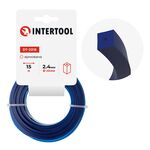 Леска квадратная армированная для триммера 2.4 мм, 15 м INTERTOOL, фото  | SNABZHENIE.com.ua