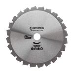 Ніж для мотокоси/триммера з твердосплавними напайками ø228x25.4x1.8 мм 24T INTERTOOL DT-2353, фото  | SNABZHENIE.com.ua