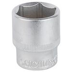 Насадка 1/2" 27мм короткая шестигранная CrV mid SIGMA, фото , изображение 2 | SNABZHENIE.com.ua