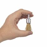 Щетка проволочная конусная 17мм, хвостовик 6мм SIGMA (латунир.), фото , изображение 2 | SNABZHENIE.com.ua