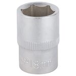 Короткая шестигранная насадка 1/2" 18мм CrV mid SIGMA, фото  | SNABZHENIE.com.ua