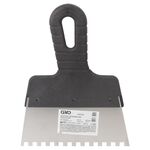 Шпатель зубчастий (нержавіючий) 150мм 6×6мм GRAD (8321325), фото  | SNABZHENIE.com.ua