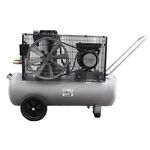 Компрессор 2.5 кВт, 50л, 335л/мин, 10бар, 2 цилиндра, 2 крана SIGMA, фото , изображение 3 | SNABZHENIE.com.ua