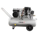 Компрессор 2.5 кВт, 50л, 335л/мин, 10бар, 2 цилиндра, 2 крана SIGMA, фото , изображение 2 | SNABZHENIE.com.ua