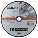 Круг отрезной по металлу Ø230×2.0×22.2мм, 6650об/мин SIGMA, фото  | SNABZHENIE.com.ua