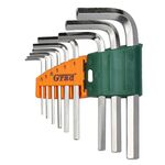 Ключи шестигранные 9шт 1.5-10мм CrV (короткие) GRAD (4022075), фото , зображення 2 | SNABZHENIE.com.ua