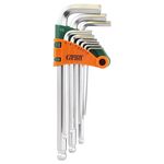 Ключи шестигранные 9шт 1.5-10мм CrV GRAD (средние шар), фото  | SNABZHENIE.com.ua