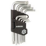 Ключи TORX 9шт T10-T50 мм CrV (короткие) SIGMA (4022211), фото , изображение 2 | SNABZHENIE.com.ua