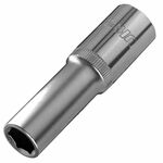 Насадка шестигранная 1/2", 12мм, длинная, CrV ULTRA, фото , изображение 3 | SNABZHENIE.com.ua