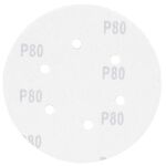 Шлифовальный круг 150мм P80 6 отверстий (10шт) SIGMA, фото , изображение 2 | SNABZHENIE.com.ua