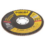 Круг лепестковый торцевой Т29 (конический) Ø125мм P220 SIGMA (9172691), фото , зображення 3 | SNABZHENIE.com.ua