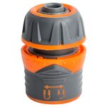 Коннектор 1/2" швидкоз'ємний для шланга 1/2" з замком (ABS+TPR) FLORA (5015464), фото  | SNABZHENIE.com.ua