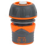 Коннектор 1/2 швидкознімний для шланга 3/4 аквастоп з замком (ABS+TPR) FLORA (5015454), фото  | SNABZHENIE.com.ua