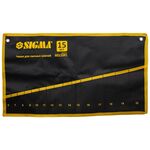 Чехол для 15 гаечных ключей SIGMA (6011091), фото  | SNABZHENIE.com.ua