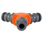 Тройник 1/2" для коннектора FLORA (ABS+TPR), фото , изображение 3 | SNABZHENIE.com.ua