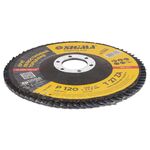 Круг лепестковый торцевой Т27 ZA Ø125мм P120 SIGMA (9173061), фото , изображение 3 | SNABZHENIE.com.ua