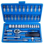 Набор торцевых насадок и бит 1/4, 46 шт, Start GRAD, фото , изображение 2 | SNABZHENIE.com.ua