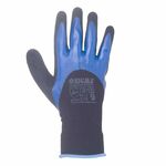 Перчатки трикотажні з подвійним нитриловим покриттям р9 (сине-чорні манжети) SIGMA (9443671), фото , зображення 2 | SNABZHENIE.com.ua