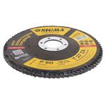 Круг лепестковый торцевой Т27 ZA Ø125мм P60 SIGMA (9173031), фото , изображение 3 | SNABZHENIE.com.ua