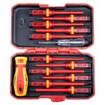 Набір викруток діелектричних 11 шт + викрутка-індикатор 250В CrV (пластиковий кейс) SIGMA (4008411), фото , зображення 3 | SNABZHENIE.com.ua