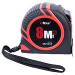 Рулетка 8м*25мм обрезиненная с нейлоновым покрытием ULTRA, фото , изображение 3 | SNABZHENIE.com.ua