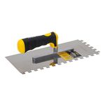 Гладилка нержавіюча штукатурна Profi 280×130мм з зубом 10×10мм SIGMA (8327541), фото , зображення 2 | SNABZHENIE.com.ua