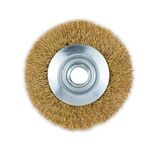 Щітка проволочна конусоподібна 75мм М14*2мм (латуньована) GRAD (9035075), фото , зображення 2 | SNABZHENIE.com.ua