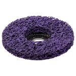 Круг зачистной из нетканого абразива (коралл) Т27 Ø125×22.23мм фиолетовый жесткий SIGMA (9176661), фото , зображення 3 | SNABZHENIE.com.ua