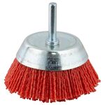 Щітка проволочна чашеобразна 75мм хвостовик 6мм (нейлонова) SIGMA (9015471), фото  | SNABZHENIE.com.ua
