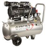 Компресор двоциліндровий безмасляний 1.1кВт 1400об/хв 160л/хв 8бар 58дБ 24л SIGMA (7042521), фото , зображення 2 | SNABZHENIE.com.ua