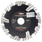 Круг алмазный отрезной глубокий 125*22.2мм Ultra, фото  | SNABZHENIE.com.ua