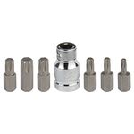 Набор бит TORX 10мм 7шт S2 в пластиковом кейсе ULTRA, фото , изображение 2 | SNABZHENIE.com.ua